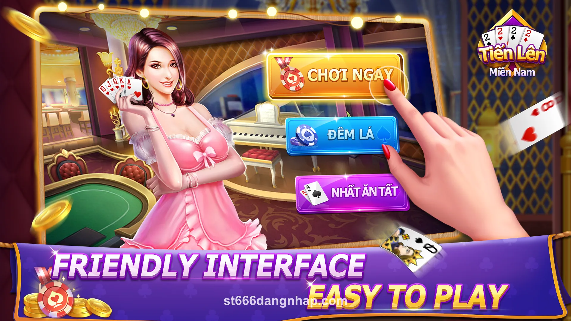 Tính năng trò chơi đa dạng trên st666